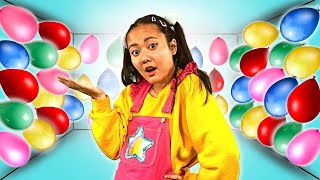 100 MYSTERY BUTTONS  Ellie Sparkles  Educational Kids Video  WildBrain Learn at Home [upl. by Sykes]