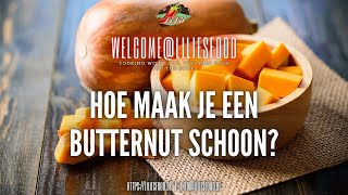 Butternut Pompoen proper maken en snijden [upl. by Melville]