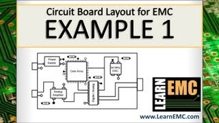 Circuit Board Layout for EMC Example 1 [upl. by Arta]