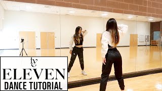 IVE아이브  ELEVEN Lisa Rhee Dance Tutorial [upl. by Ahtanamas775]