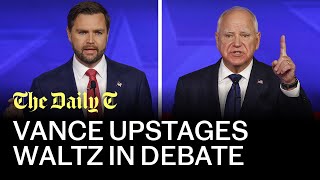 JD Vance upstages Tim Walz in Vice Presidential Debate  The Daily T Podcast [upl. by Fanchan]