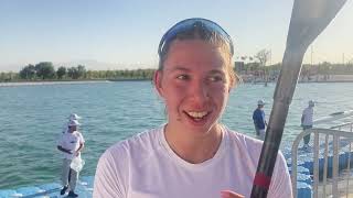 Hungary’s Emese Kohalmi wins world women’s K1 5000m gold in Samarkand [upl. by Valry]