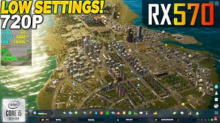 Cities Skylines 2 RX 570  720p Low [upl. by Gui]