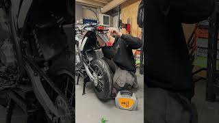 KURZ 125cc Pit Bike Build timelapse pitbike shorts [upl. by Nonnahsed810]