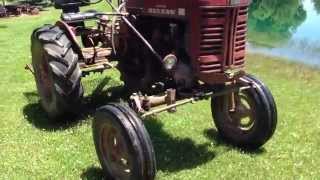 International Farmall Model 100 Tractor Startup amp Walk Around [upl. by Akilam]