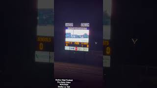 Shafter High Varsity Football PreGame Scoreboard Video 1042024 [upl. by Corabella]