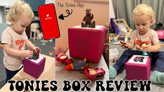 MY FULL TONIES BOX REVIEW  Showing whats in the box  Talking about the app  rating the characters [upl. by Asiela700]