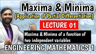 Maxima and Minima of a function of two variablesLecture 01Application of Partial Differentiation [upl. by Nala55]