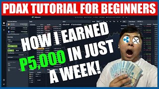 TRADE IN PDAX TUTORIAL FOR BEGINNERS  HOW I EARNED ₱5000 IN JUST A WEEK [upl. by Nnaeinahpets208]