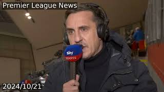 Gary Neville explains what he doesnt want to hear from Arsenal before Liverpool [upl. by Imoen880]