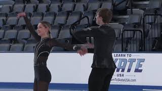 Ellie Korytek  Timmy Chapman  Senior Pairs SP  2025 Eastern Sectional US Pairs Final [upl. by Rawden921]