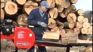 Wood Log splitter [upl. by Ynatsyd]