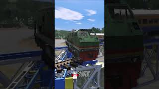 Kereta Api Ajojing keretaapi trainzsimulator train automobile railway railfans [upl. by Ielarol]