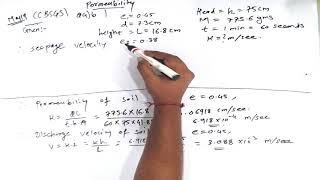 Permeability of Soil  Part 2  Constant Head Numericals [upl. by Holman]