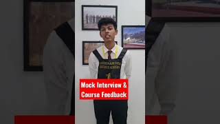 Mock Interview amp Course Feedback Shreyas Rawat I Shaurya aur Vivek Defence Academy I SAVDA [upl. by Laemsi]