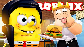 BECOMING SPONGEBOB AND MAKING THE BEST KRABBY PATTY  Roblox  Spongebob Tycoon [upl. by Gylys737]