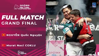 FULL MATCH NGUYỄN Quốc Nguyện  Murat Naci COKLU  PBA Chung Kết  Crown Haitai Championship 2024 [upl. by Amilah267]