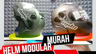 HELM MODULAR MURAH FULL FACE DAN HALF FACE DALAM SATU HELM MDS PRO RIDER  ADVENTURE TOURING [upl. by Jamey]