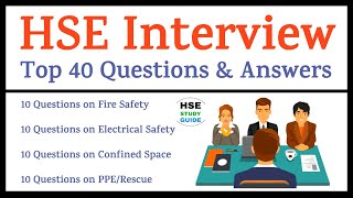 Top 40 Fire amp Safety Interview Questions amp Answers FireElectricalConfined SpacePPE Interview QA [upl. by Olethea]