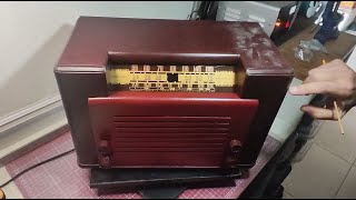 231 Emerson 459 restauración radio válvulas circa 1942 Parte 1 [upl. by Elaval]