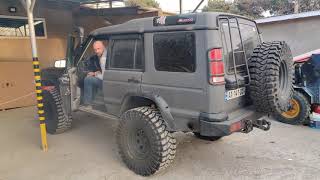 Land Rover Discovery TD5 quotMONSTERquot New exhaust [upl. by Etnoek]