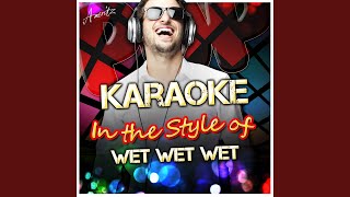 Broke Away In the Style of Wet Wet Wet Karaoke Version [upl. by Eade]