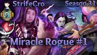 Hearthstone Miracle Rogue S31 1 Hammer of Your Own Doom [upl. by Nohsram215]