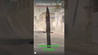 M9 Bayonet  Rust Coat in Counter Strike 2 🔫🔥cs2 counterstrike counterstrike2 csgo skin [upl. by Kaylyn177]