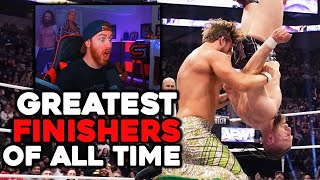 GREATEST WRESTLING FINISHERS OF ALL TIME FinisherMania 4 [upl. by Mahoney]