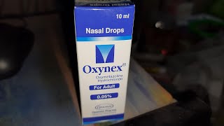 Oxynex Nasal Drops 10ml Review [upl. by Tsugua]