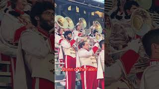 The Cornhusker Marching Band cmb collegeband huskers hymntothefallen veteransday [upl. by Enajharas]