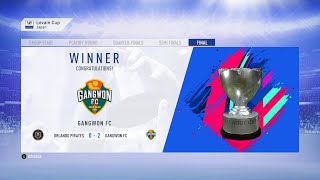 FIFA19  MASTER LEAGUE  GANGWON FC WINNER [upl. by Rutherford]