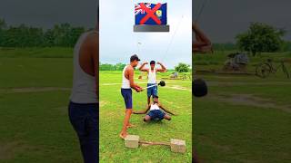 KON ZAYADA POWERFUL HAI 💪💯😱shorts youtubeshorts indianarmy army explore motivation stunt [upl. by Aloin]