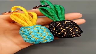 macrame keychain l How to make keychain at home ll easy unique keychain macrame viralshort diy [upl. by Rheingold747]