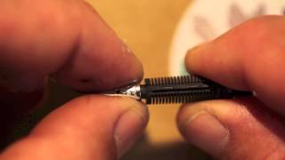 Changing a nib on the LAMY 2000 fountain pen [upl. by Nomrah]