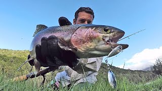 Trout fishing at Lake Monowai New Zealand [upl. by Alledi536]