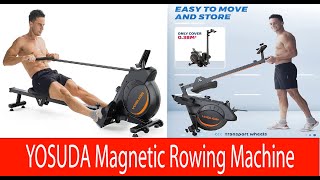 Best YOSUDA Magnetic Rowing Machine  Product Review Camp [upl. by Lareneg]