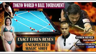 EXACT EFREN REYES amp UNEXPECTED MAGIC FROM THE MAGICMAN [upl. by Pollack88]