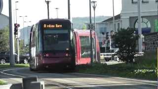 Tramway Translohr de ClermontFerrand 1 [upl. by Durrell]