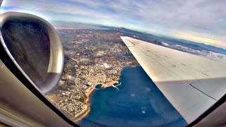 Volotea Boeing 717  Full Flight AthensSantorini  Amazing SOUND  GoPro WingEngine View [upl. by Panta205]