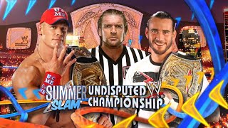 Story of John Cena vs CM Punk  SummerSlam 2011 [upl. by Yddeg]