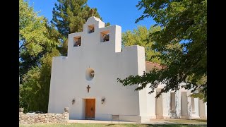 Village of Tularosa New Mexico showing its unique water system acequia beautiful church 2 [upl. by Joellen714]