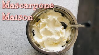 MASCARPONE FAIT MAISON AVEC 2 INGRÉDIENTS ET SANS THERMOMÈTRE 👩🏼‍🍳 Comment faire Deli Cuisine [upl. by Negiam]