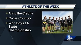 WGAL Athlete of the Week AnnvilleCleona boys cross country team [upl. by Lareine400]