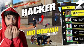 Jadugar 😨 came to Break my 100 Booyah Streak Free Fire Max [upl. by Elleynod]