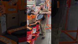 This is BRILLIANT Jeff always brings a good time wherever he goes🤣 homedepot homedepotbucketseat [upl. by Ramma]