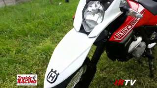 Inside RACING 2014 Husqvarna TR650 Terra Walkaround video [upl. by Missi345]