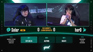 2024 GSL S1 Ro16 Group D Match4 Solar vs herO [upl. by Aznola]