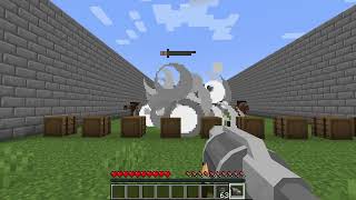 MrCrayfishs gun mod  Minecraft [upl. by Aleka]