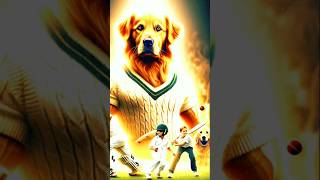 Dog playing T20 World Cricket Dog cup😀😃dogvideo funny shorts video [upl. by Eadmund303]